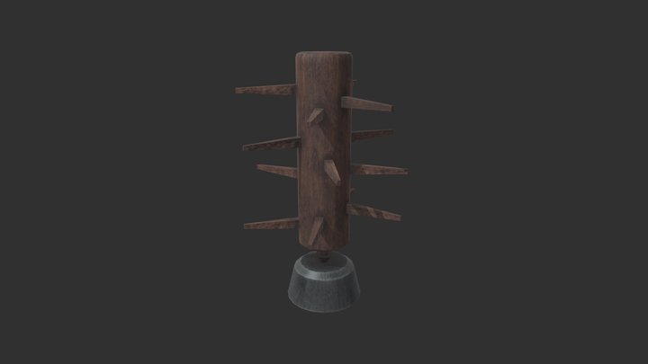Wing Chun Dummy 3D Model