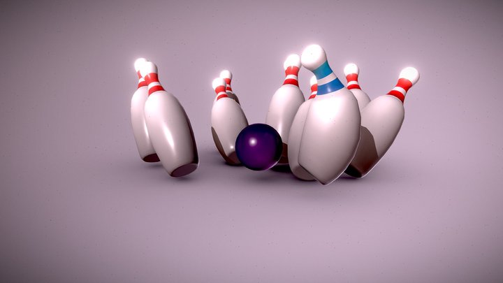 Modello 3D Palla da bowling nera - TurboSquid 930889