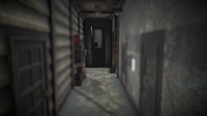 Stairway game ready – Modello 3D gratuito STL