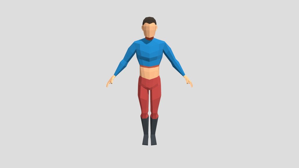 Modelo Personagem Lowpoly
