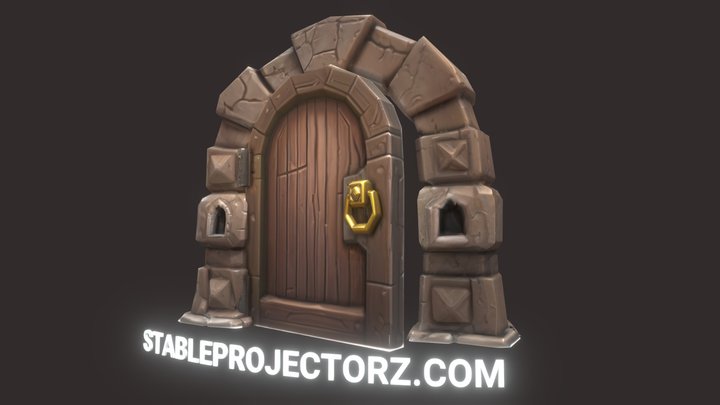 Dungeon Gate - StableProjectorz 3D Model