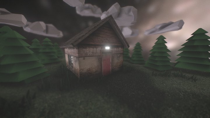 Старый дом 3D Model