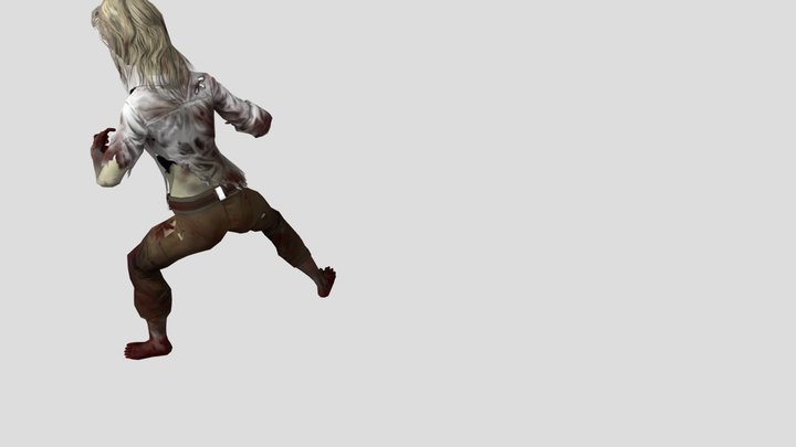 Zombie Dies 3D Model
