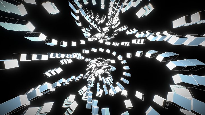 Cube storm 3D Model