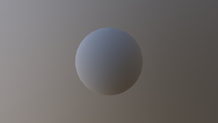Sphere Reverted Normals 3D Model