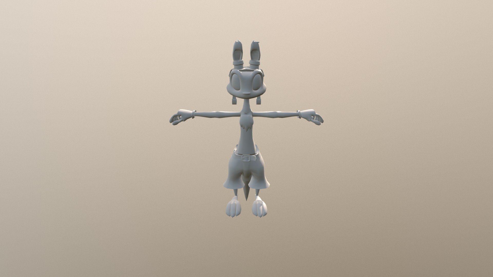 Daxter with pants - 3D model by prestonslaton [e3075ae] - Sketchfab