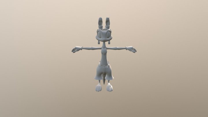 Daxter with pants 3D Model