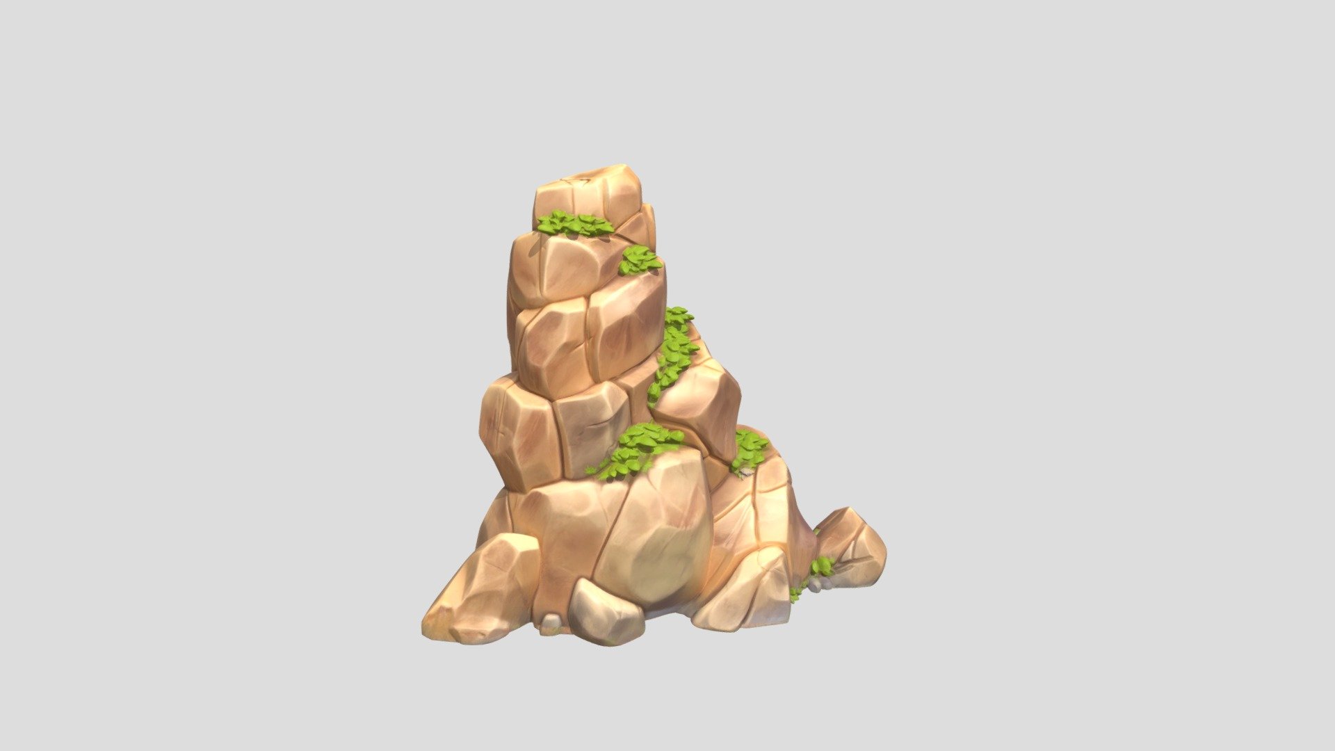 Sunlit Rock Stack - 3D model by Divya2230 [e308122] - Sketchfab