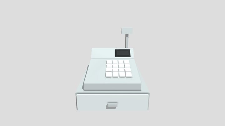 Cashier 3D Model
