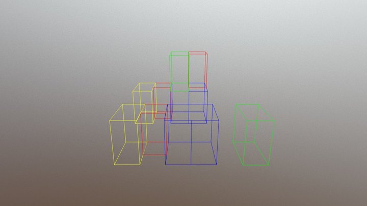 Cubes Model assignment 1c 3D Model