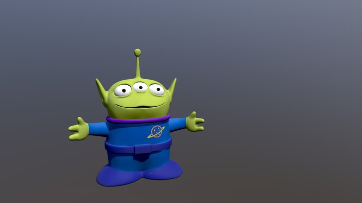 Alien Toy Story 3D Model