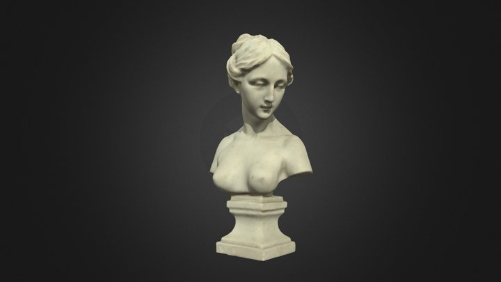 Vintage Lady Bust one 3D Model