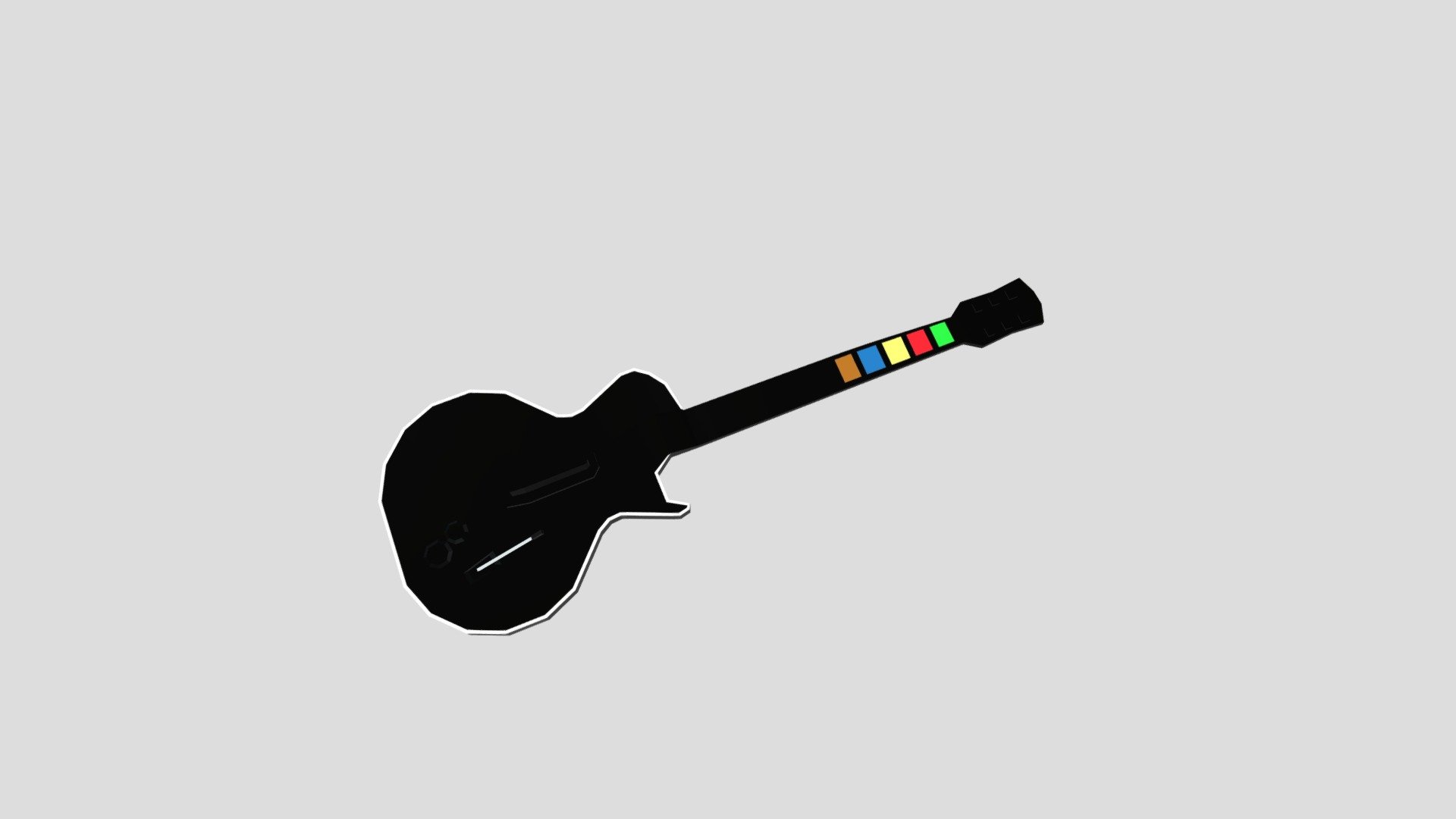 Game Guitar_gameReady Download Free 3D model by za23hin [e309dfc