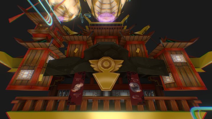 magic chinese castle 3D Model
