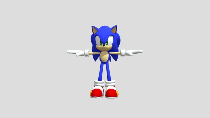 Mobile - Sonic Dash - Sonic 3D Model