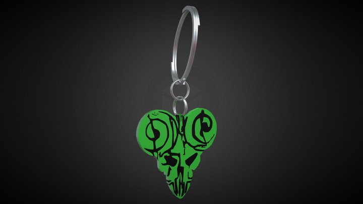 Low Poly "Pick of Destiny" Keychain 3D Model