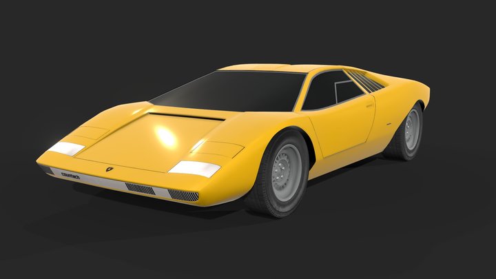 Countach 3D models - Sketchfab