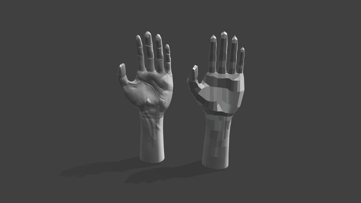 hand end 3D Model