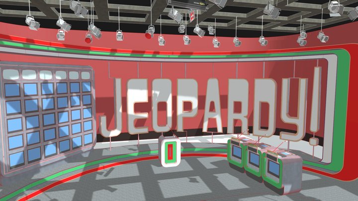 1985-1986_Jeopardy!_set 3D Model
