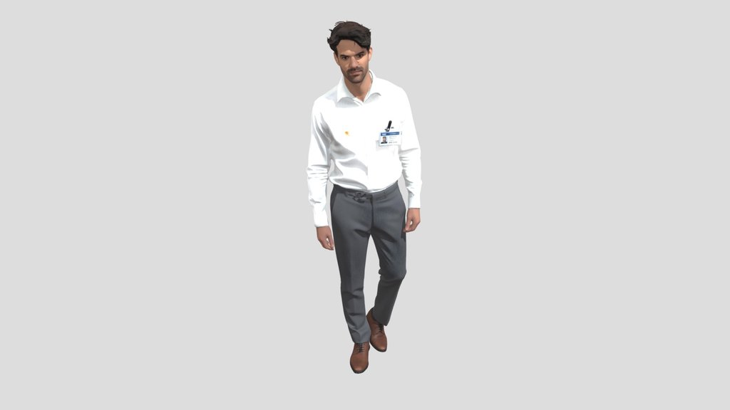 Corporate Professional with ID Badge