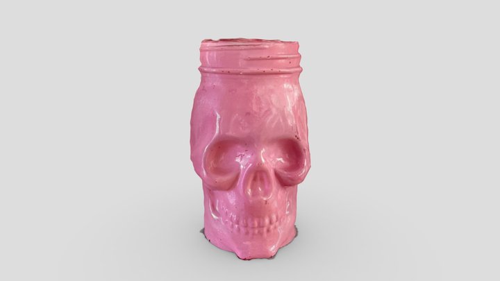 Glass Skull 3D Model