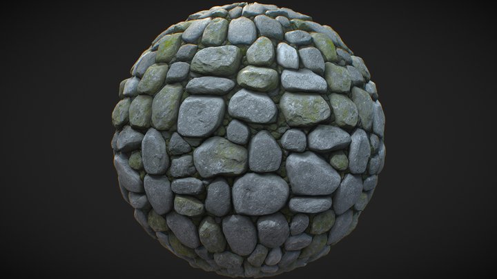 Seamless Rustic Stone Wall & Floor Texture 053