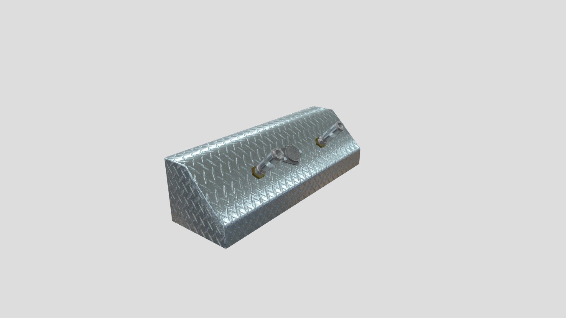 Truck Aluminum Air Line Box Diamond Plate - 3D model by KnightFreighter ...
