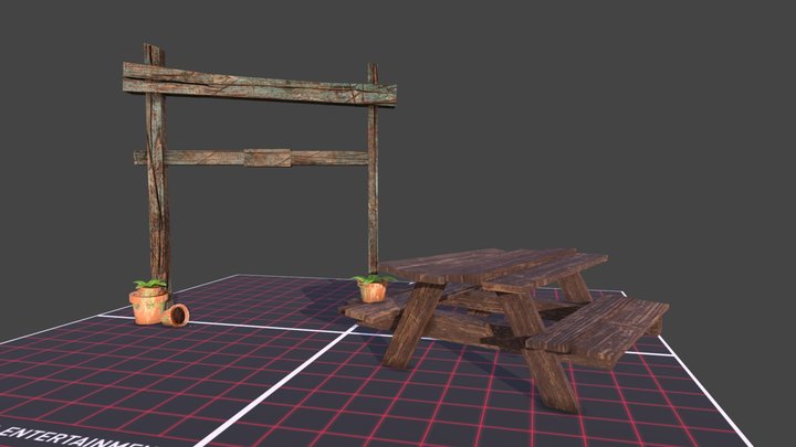 Grandma's house - 3SimpleProps 3D Model