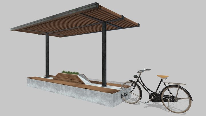 MOBILIARIO URBANO 3D Model