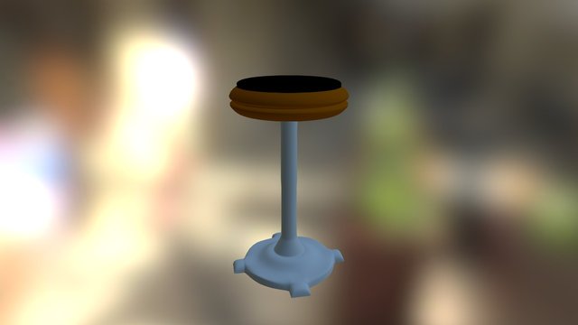 Barseat Highpoly 3D Model