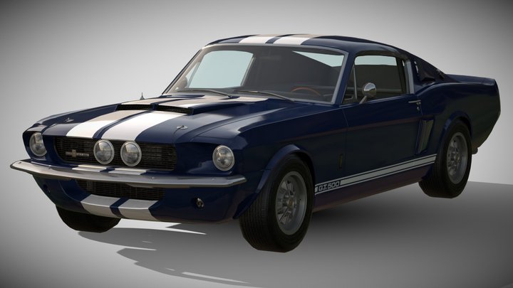 1967 Ford Mustang Shelby Cobra GT500 – Modèle 3D gratuit STL