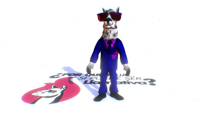 Lorenzo Llama 3D Model