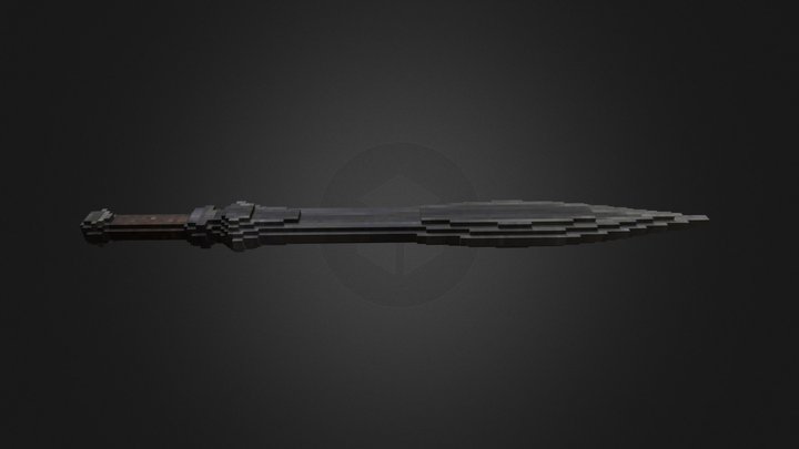 Iron Sword  - Epée de Fer 3D Model