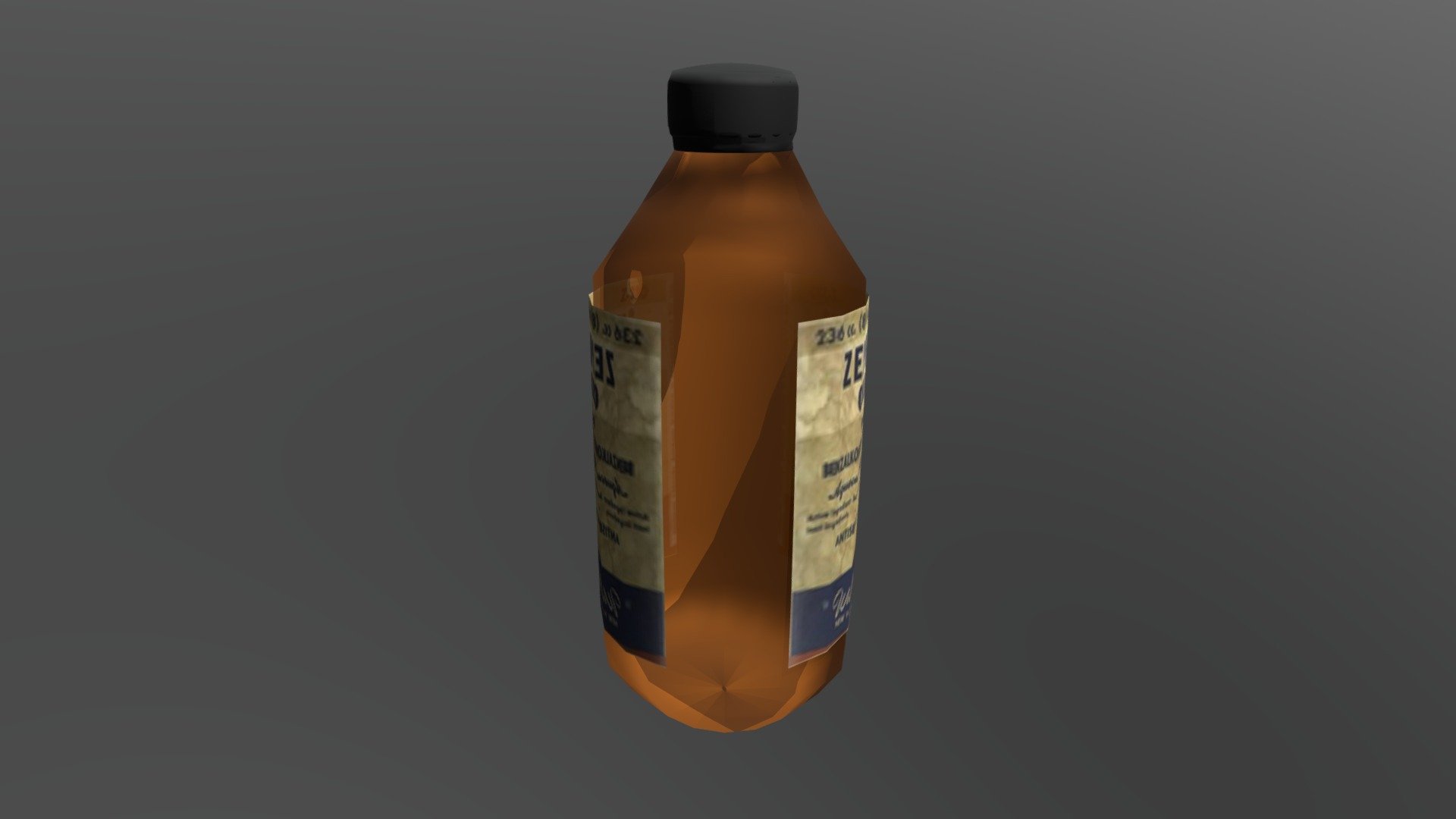 Zephiran Bottle Download Free 3D model by Eduardo Meneses (ejm2212