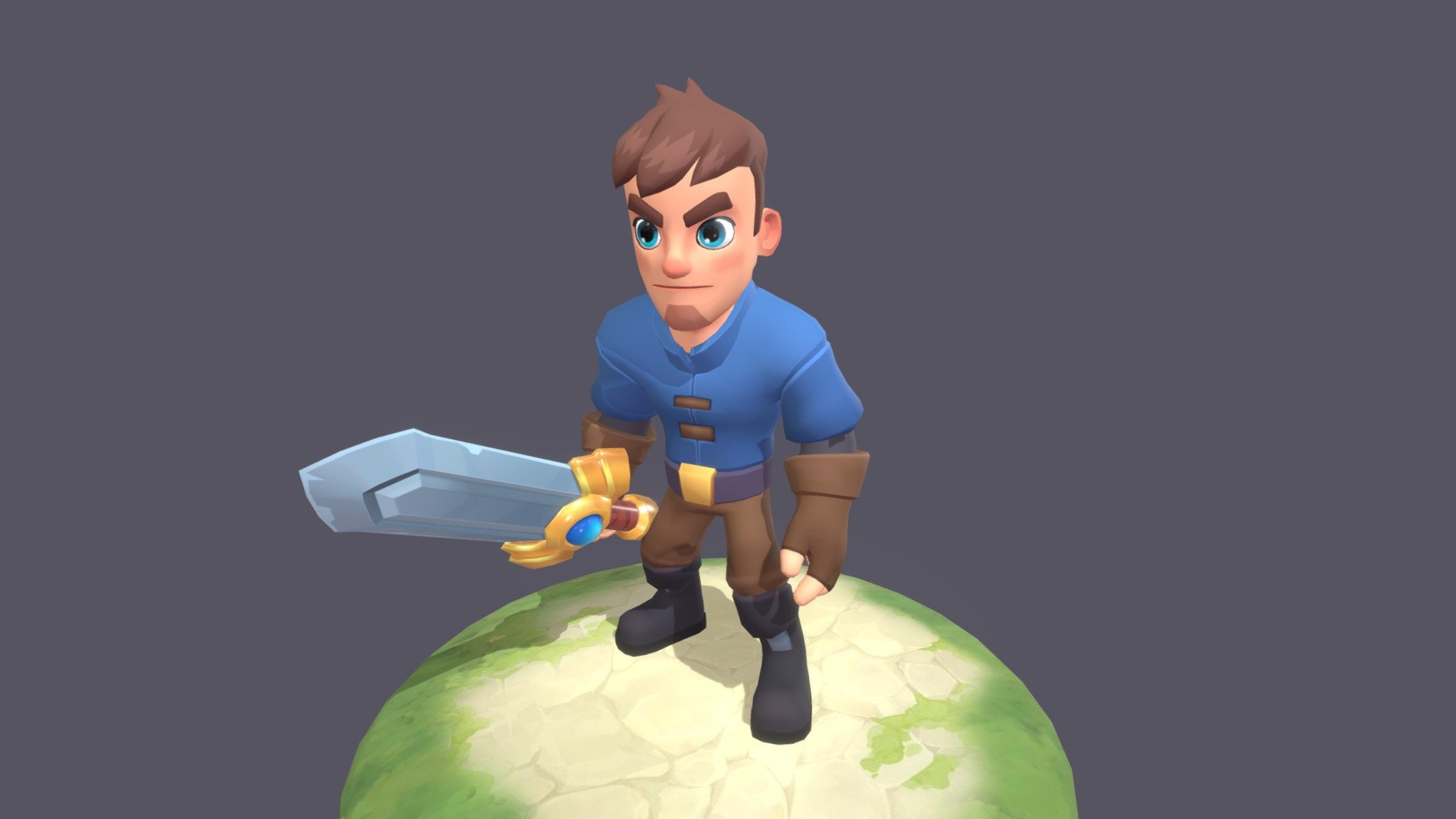 Stylized Character Turntable - 3D model by candyjinxx [e3126c8] - Sketchfab