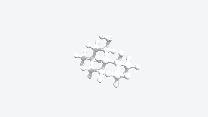 L-menthol 3D Molecular Model — CAS 2216-51-5