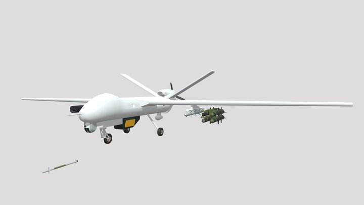 Turkish Aerospace Industries Anka-S 3D Model