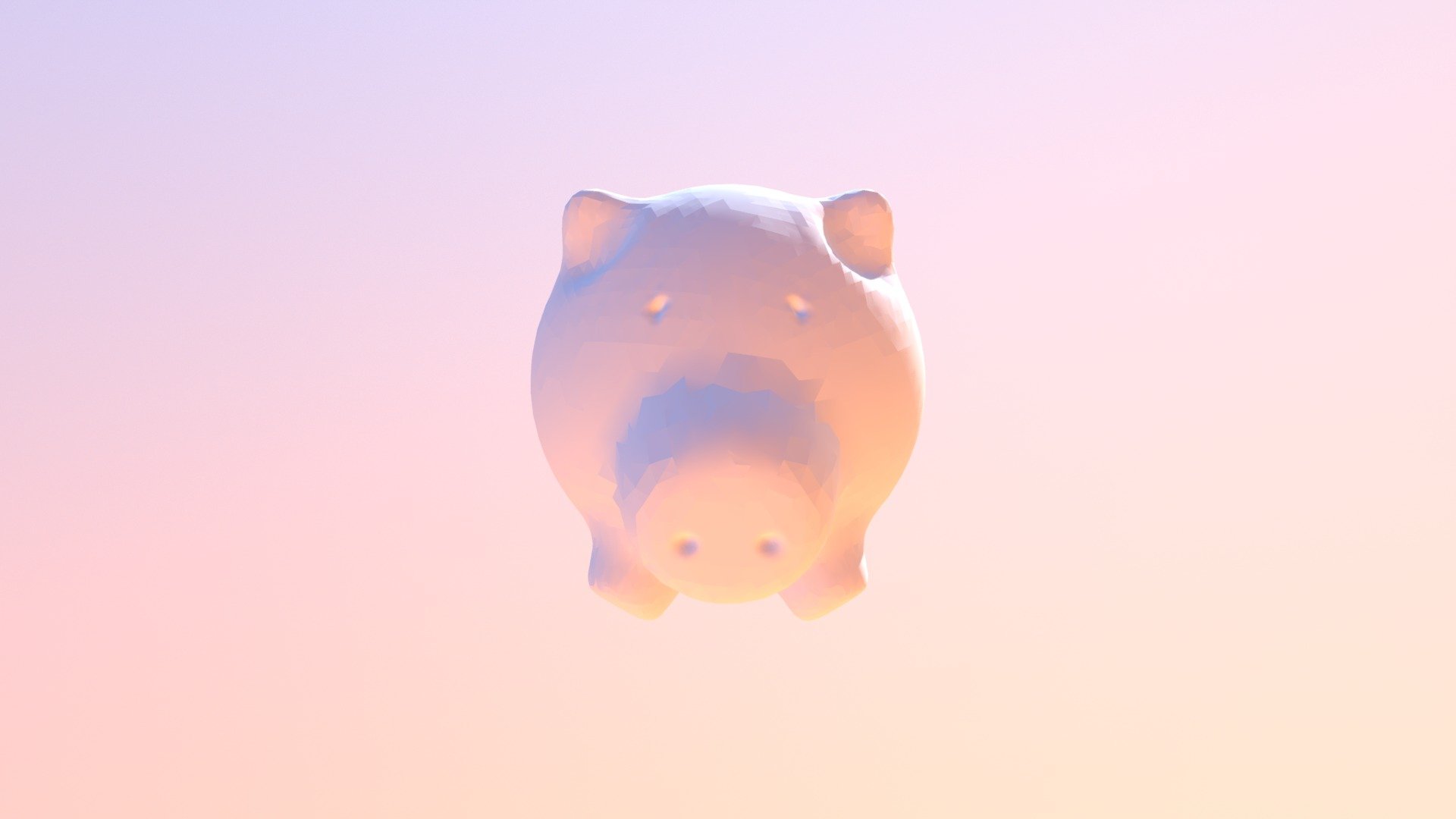 Pig made with Leopoly on zSpace
