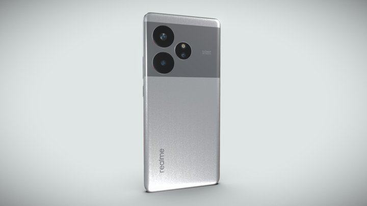 Realme GT 6 Fluid Silver 3D Model