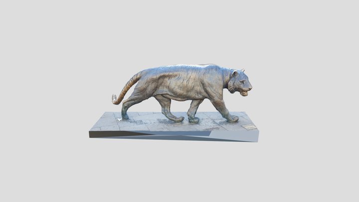 The magnificent Tiger from Oslo 3D Model