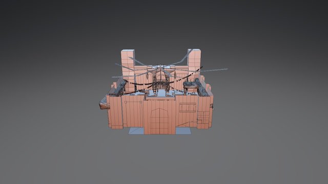 Shanath arena LowPoli 3D Model