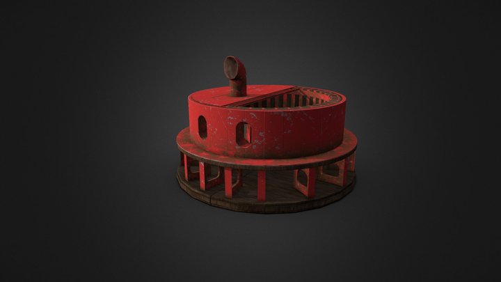 Ironclad Turret 3D Model