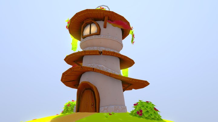 Zahra's Tower 3D Model