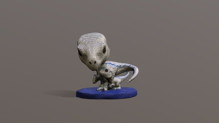 Blue 3D Model 3D Model