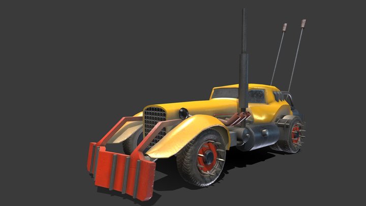Mad Car 3D Model