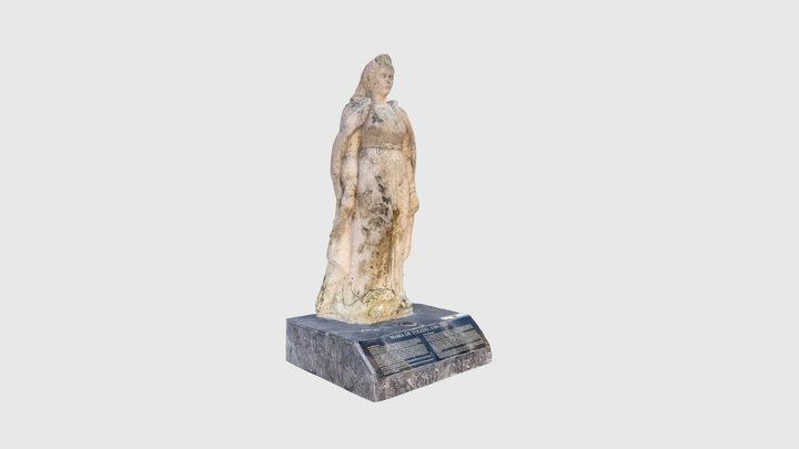 Estatua de María de Toledo 3D Model