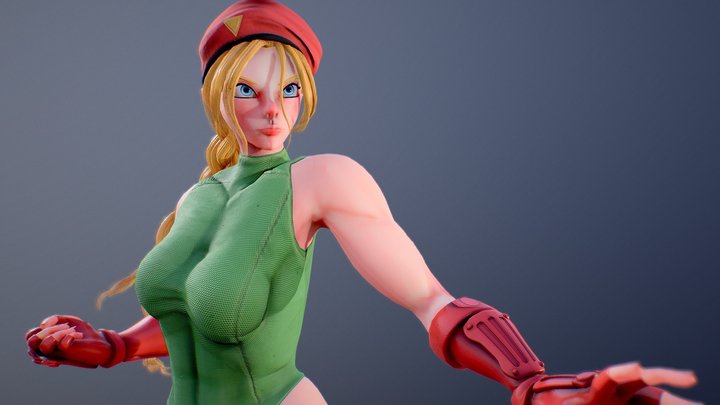 Cammy Lutador de rua 3D model 3D printable