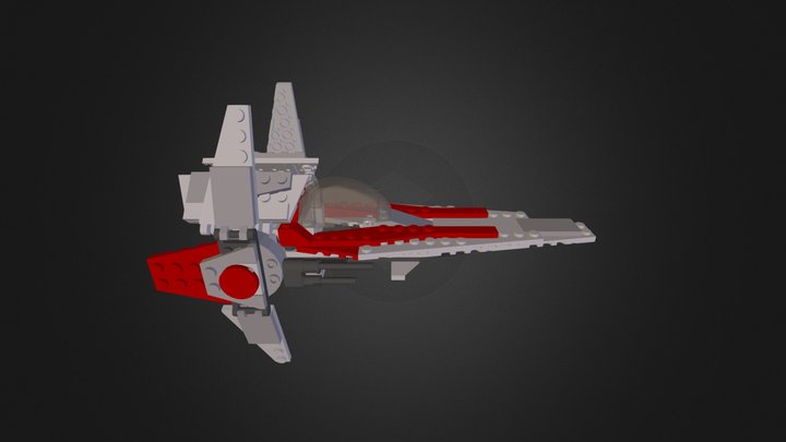 Lego Spaceship 3D Model
