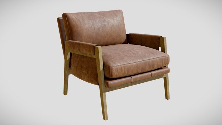 Crate&Barrel Tyson Armchair 3D Model