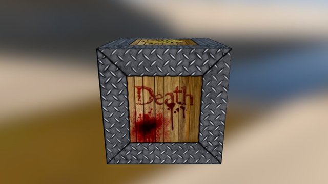 Crate 3D Model